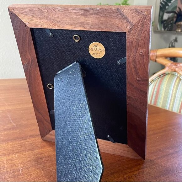 Vintage Amerigo Lasercraft 5” x 7” Laser Cut Wooden Photo Frame - Picture 7 of 11